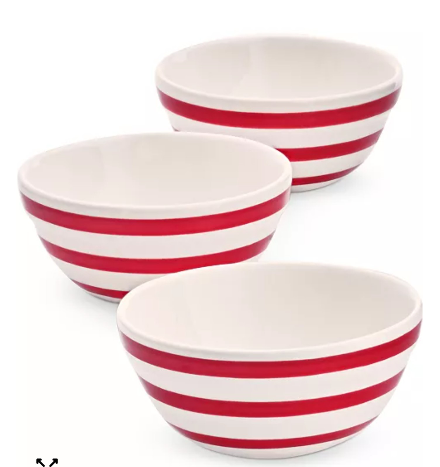 Gallery image 1 for Martha Stewart 3-Piece Dip Bowl Set