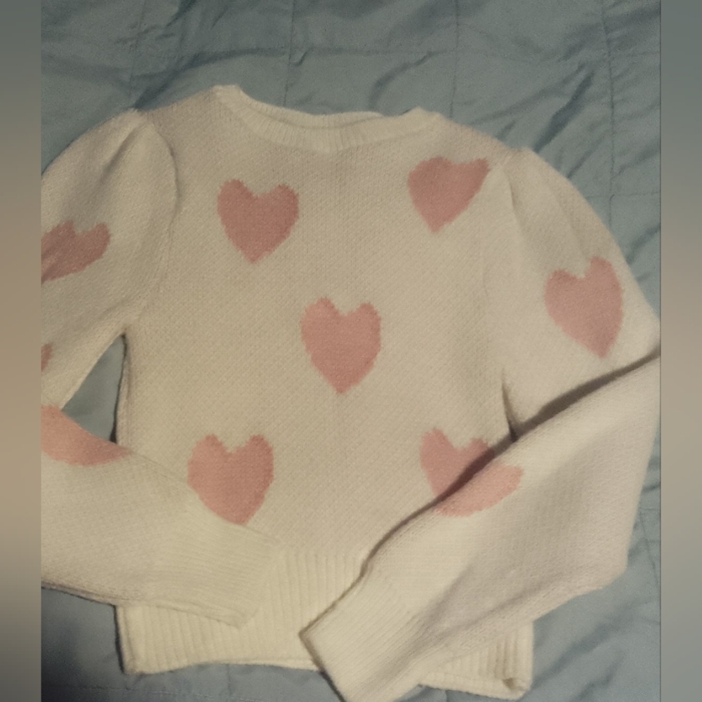 Gallery image 1 for Miss Selfridge Heart Sweater