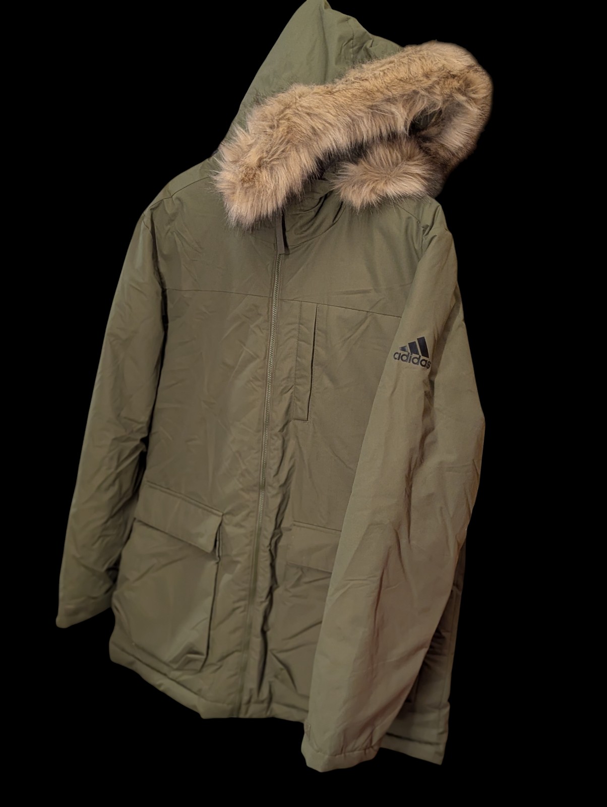 Gallery image 2 for Adidas Utilitas Hooded Parka, Men's Size Large