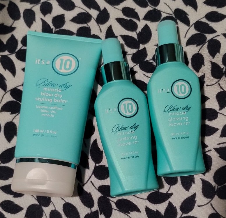 It's a 10 Blow Dry Trio