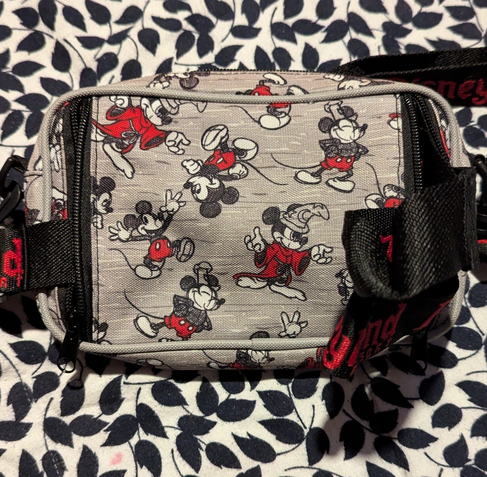 Gallery image 2 for Disney Parks Fanny Pack/Crossbody/Camera Bag featuring Mickey Mouse