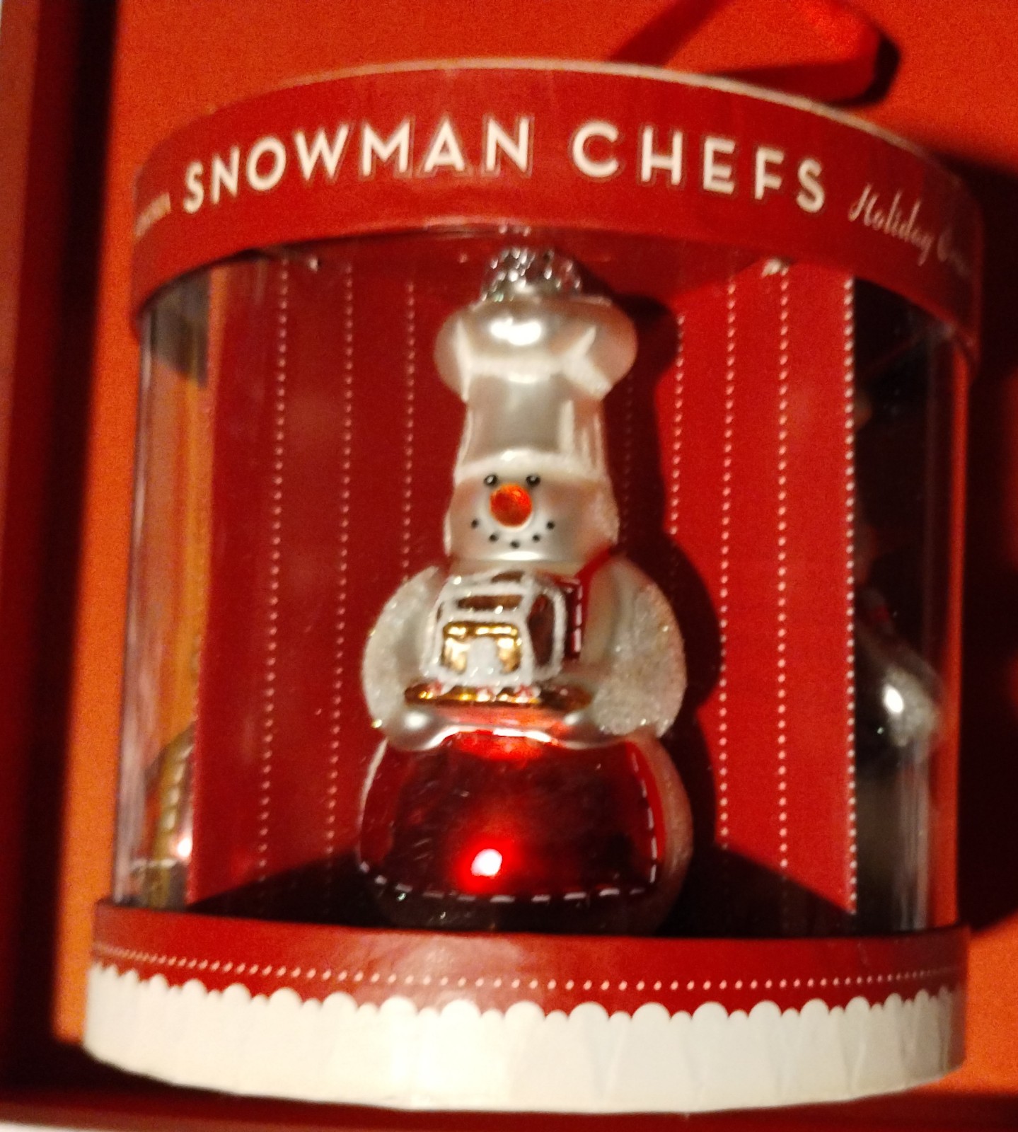 Gallery image 2 for Williams-Sonoma Snowman Chefs Holiday Ornament Set