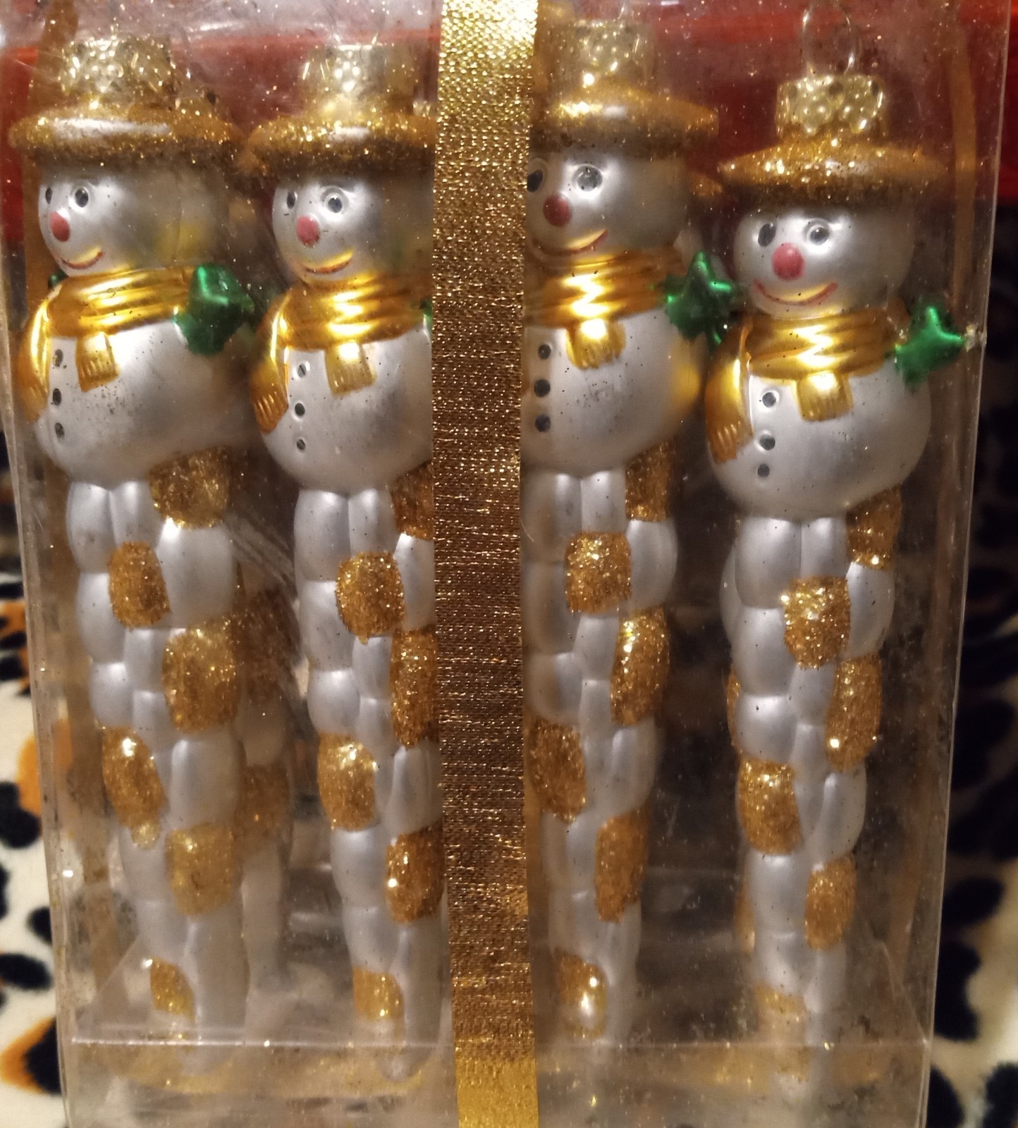 Gallery image 1 for Snowmen Icicle Ornaments, Set of 8