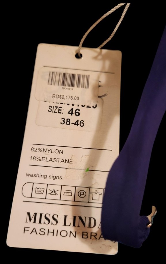 Gallery image 3 for Miss Linda One Piece Swimsuit Size 8/10 Medium