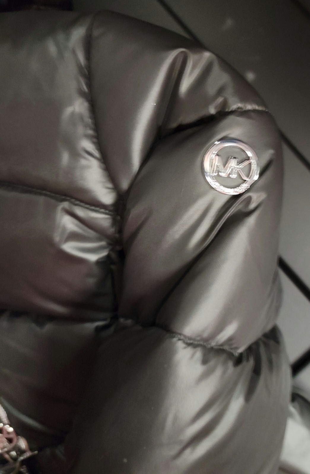 Gallery image 4 for Michael Kors Girls Hooded Puffer Jacket