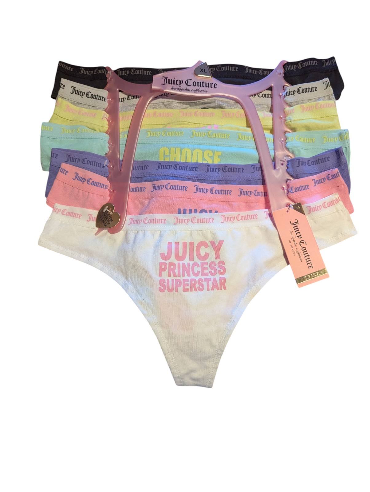 Juicy Couture 7-Pack Bikini Panties/Underwear