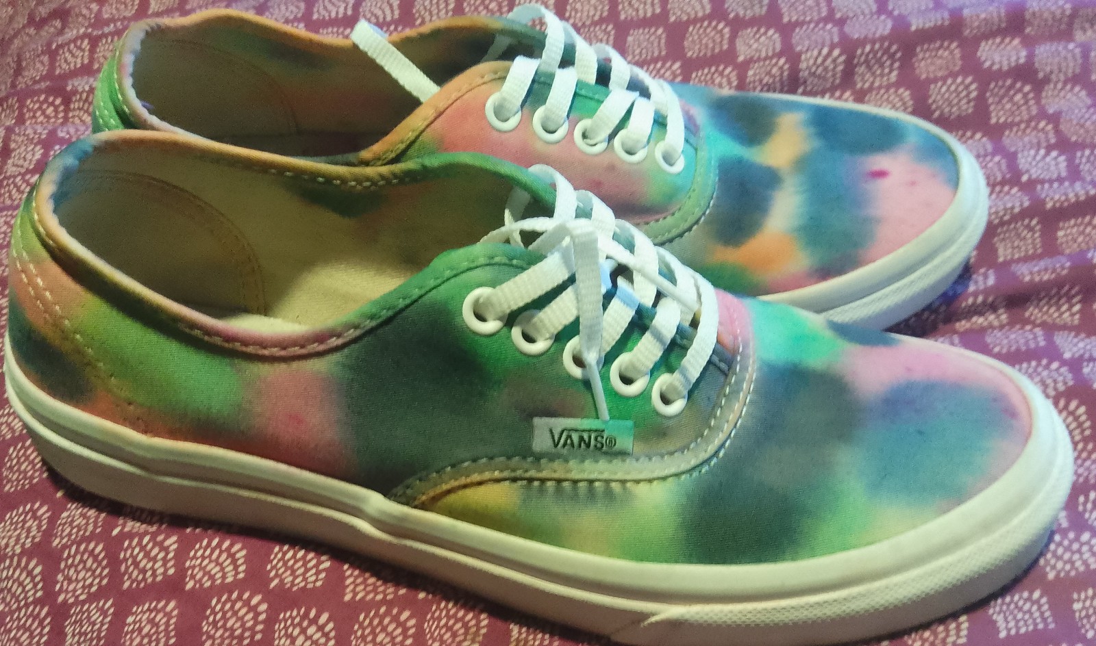 Vans Custom Tie Dye Shoes