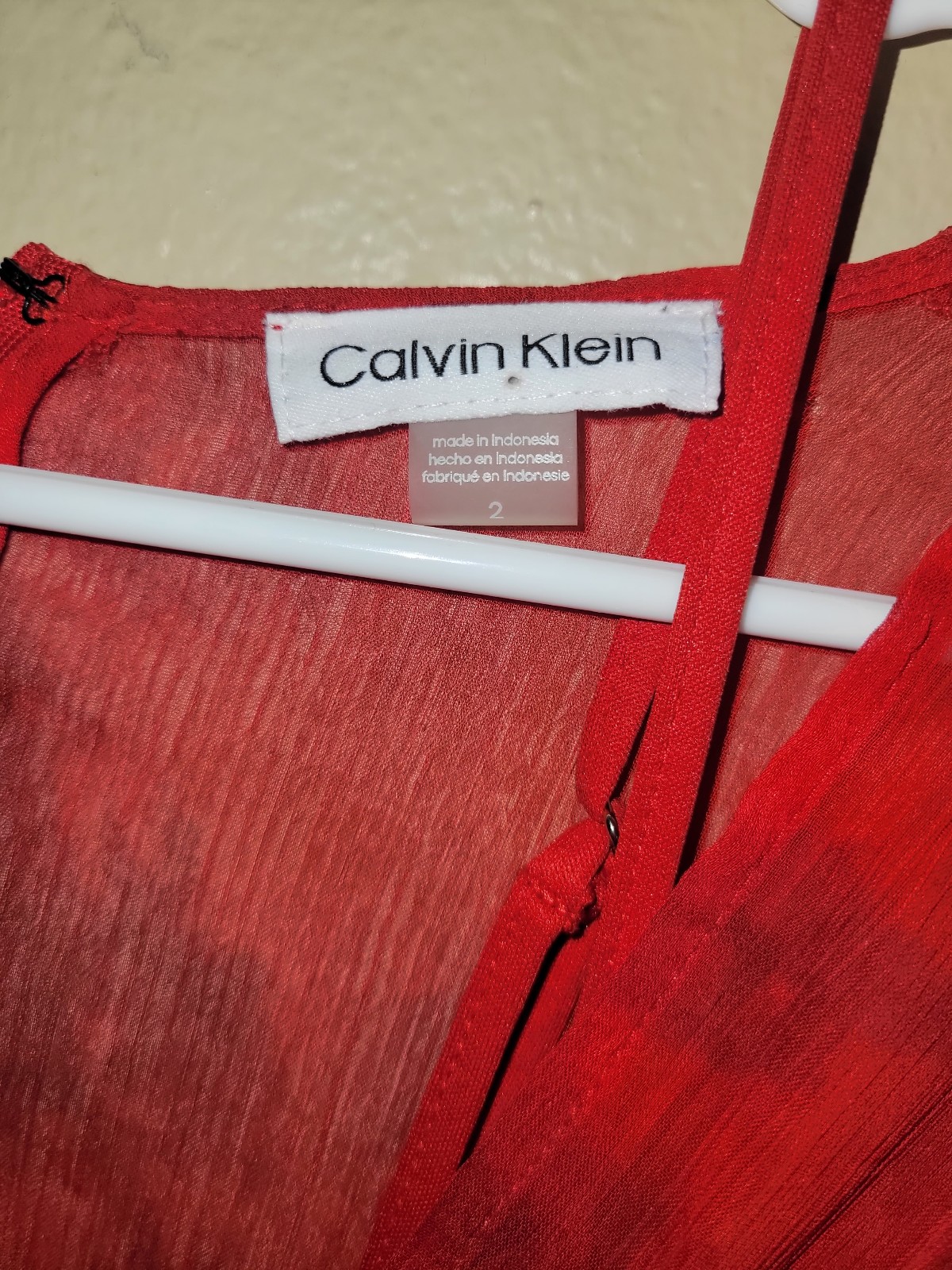 Gallery image 5 for Calvin Klein Flowing Maxi Dress Size 2