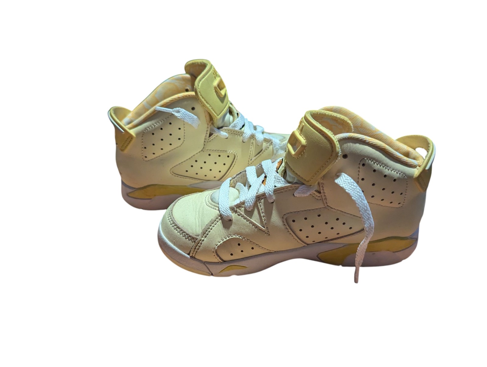 Gallery image 5 for Jordan 6 Retro Dynamic Yellow Floral Sneakers