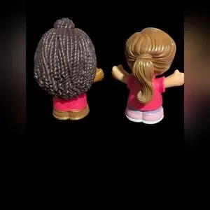 Gallery image 2 for Fisher-Price Little People Barbie Race Car Driver & Girl w/Ponytail