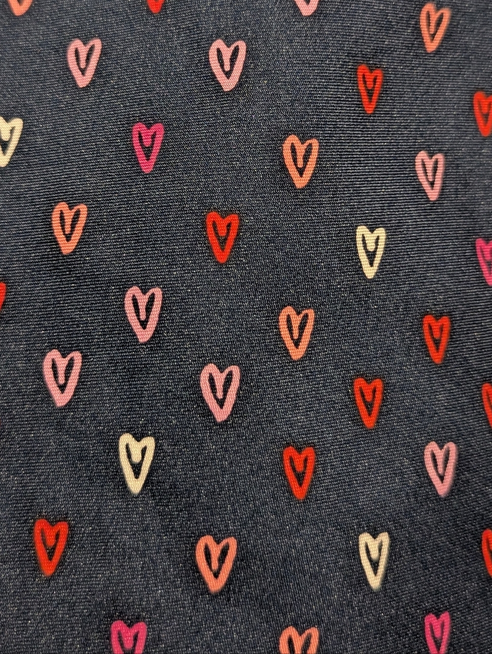 Gallery image 1 for Joules Asher Diamond Shaped Scarf w/Hearts Print