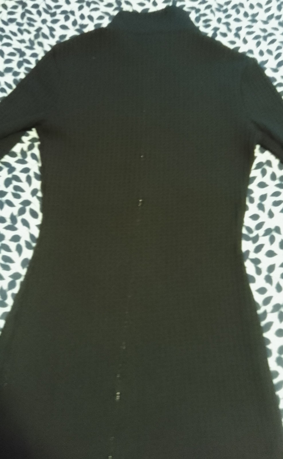 Gallery image 2 for SHEIN Little Black Zip-Up Dress