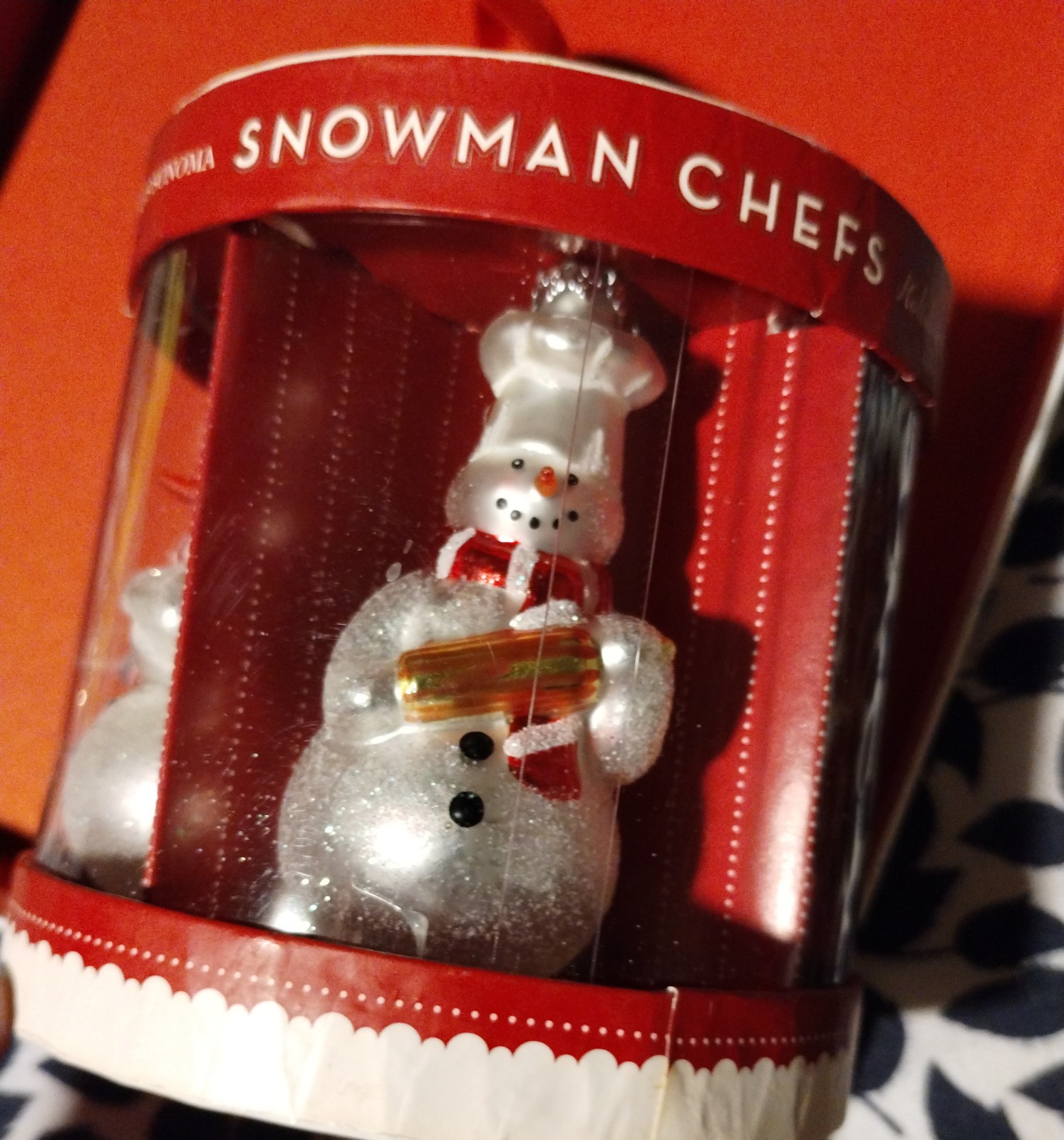 Gallery image 4 for Williams-Sonoma Snowman Chefs Holiday Ornament Set
