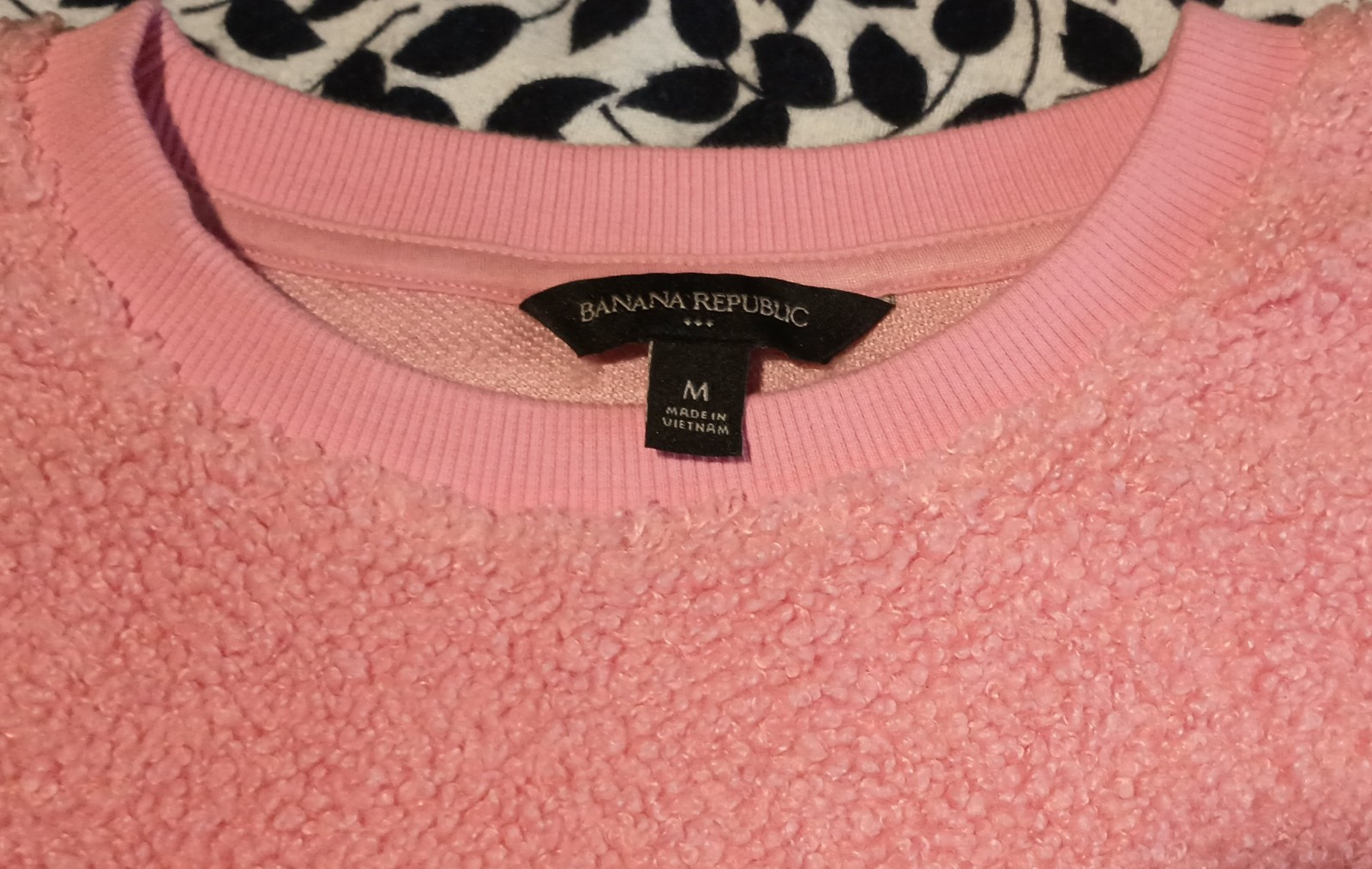 Gallery image 3 for Banana Republic Fuzzy Pink Sweater, Medium