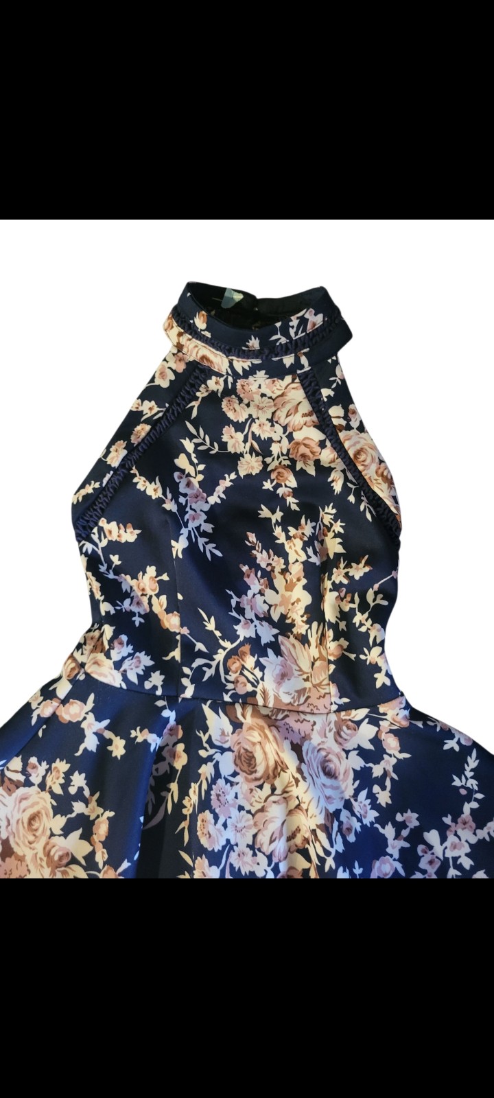 Gallery image 2 for B. Darlin Floral Print Mini Dress, Size 0