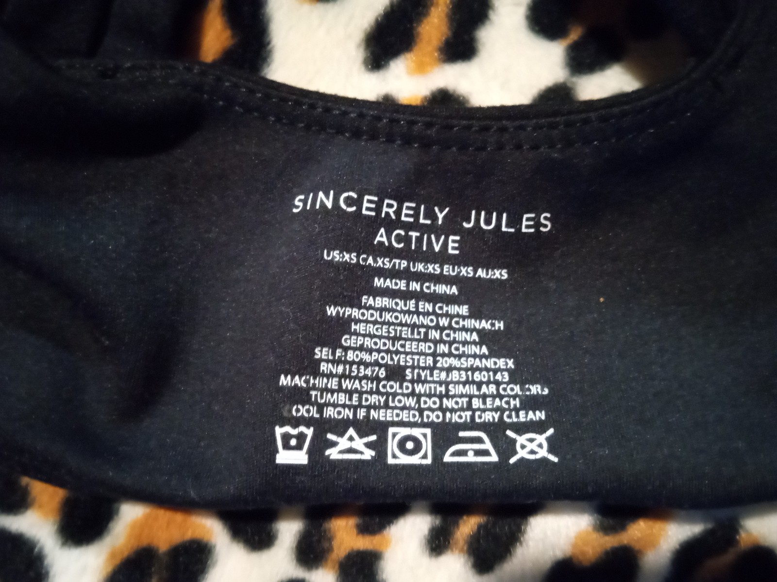 Gallery image 3 for Sincerely Jules Active Bralette, XSmall