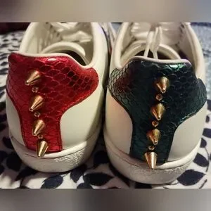 Gallery image 5 for Gucci Ace Studded Leather Sneaker, 37/6.5