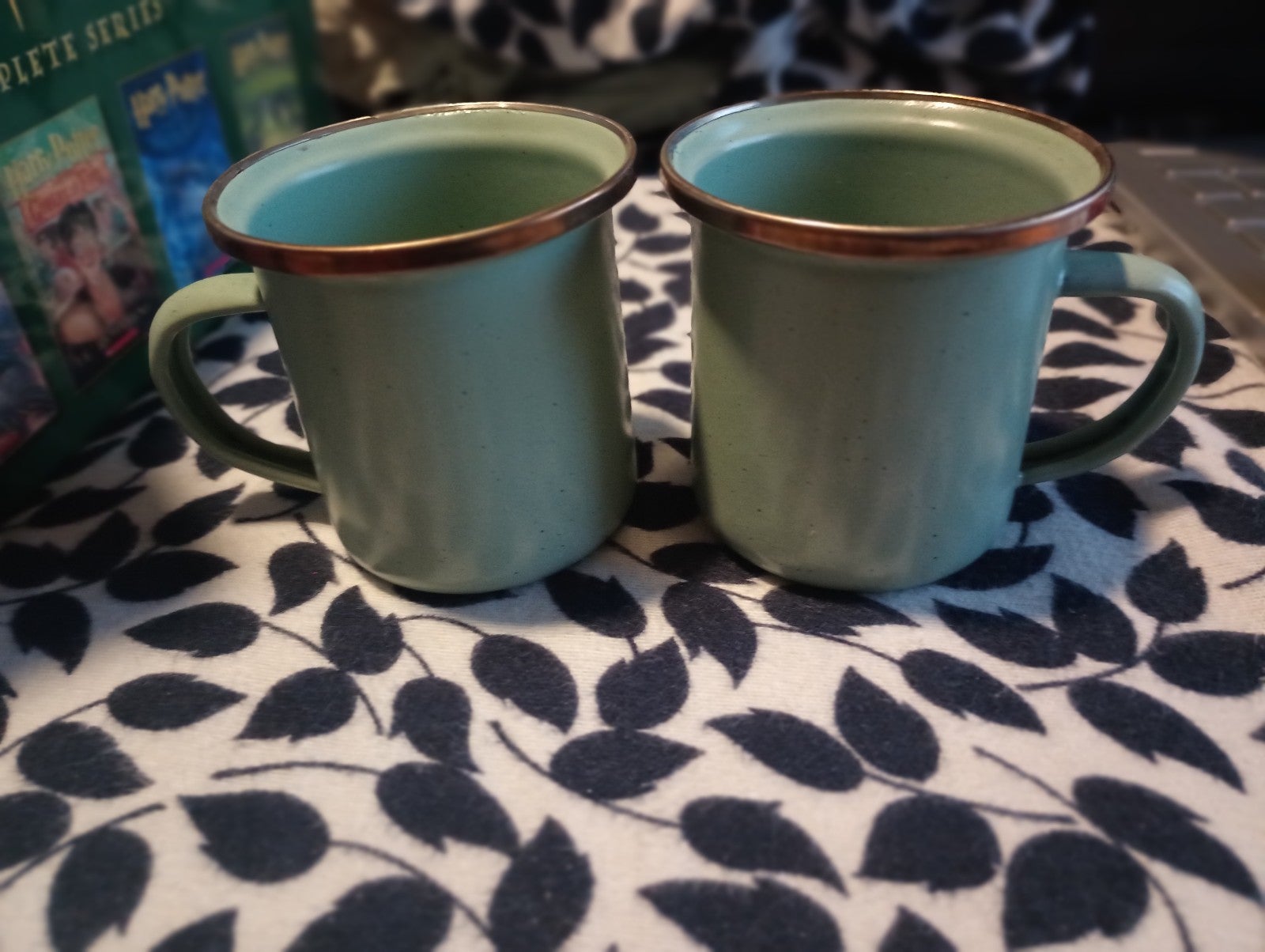 BareBones Set of 2 Enamel Mini Mugs