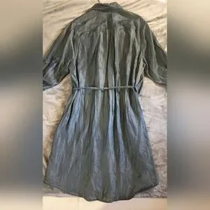 Gallery image 3 for Ava & Viv Denim Shirtdress, 1X