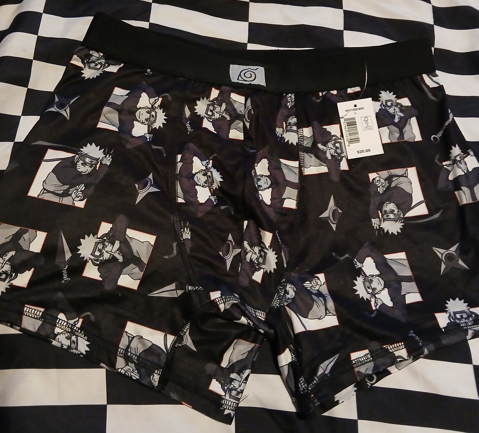 Naruto Shippuden Boxer Briefs, Large