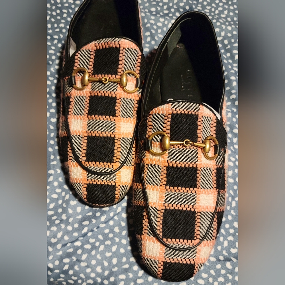 Gallery image 1 for Gucci Jordaan Tweed Loafer