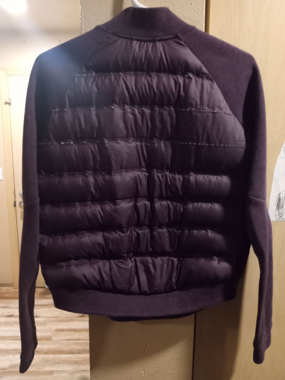 Gallery image 1 for Nike Fleece Aeroloft Moto Bomber Jacket, Women's Small