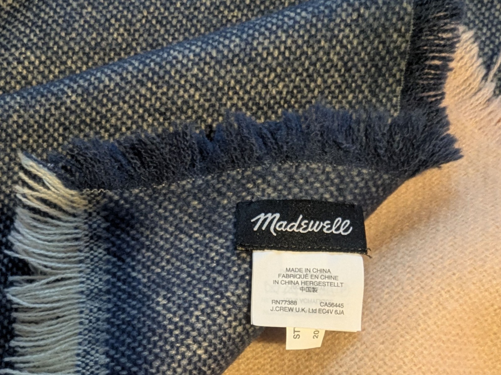 Gallery image 4 for Madewell Multi-Striped Wrap/Scarf