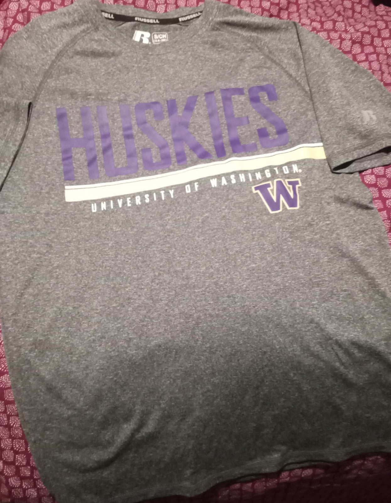UW Huskies T-Shirt, Adult Small