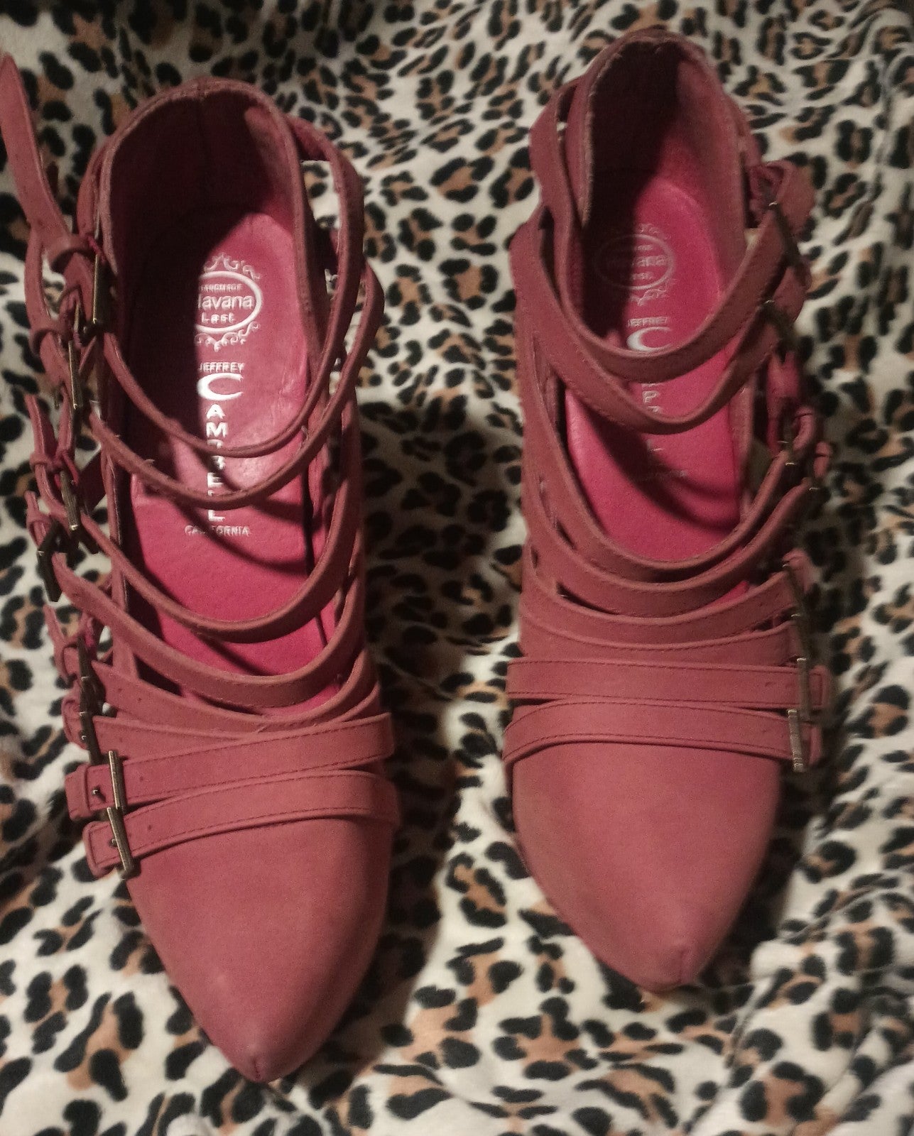 Gallery image 1 for Jeffrey Campbell for Havana Last Suede Strappy Heels