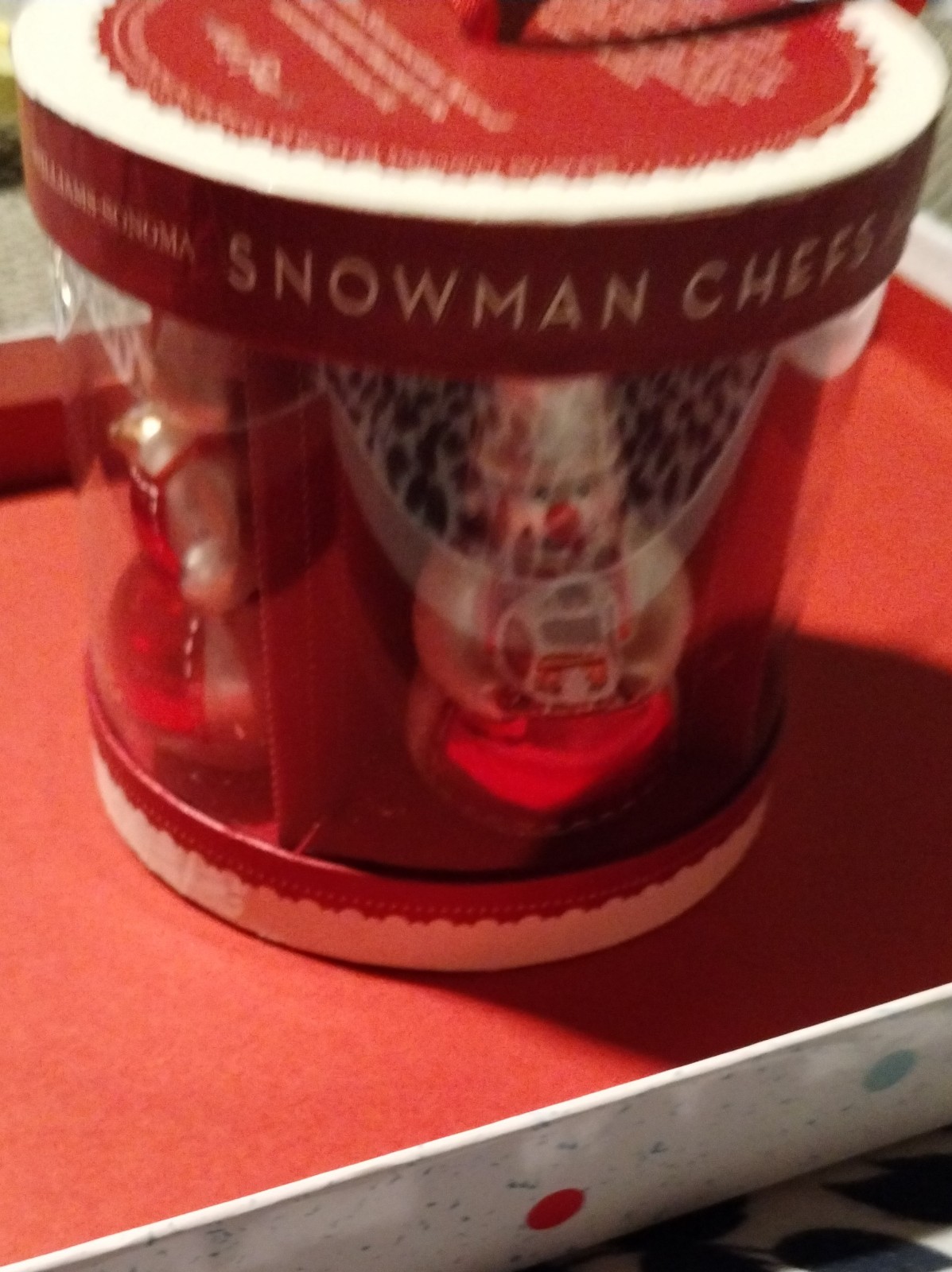 Williams-Sonoma Snowman Chefs Holiday Ornament Set