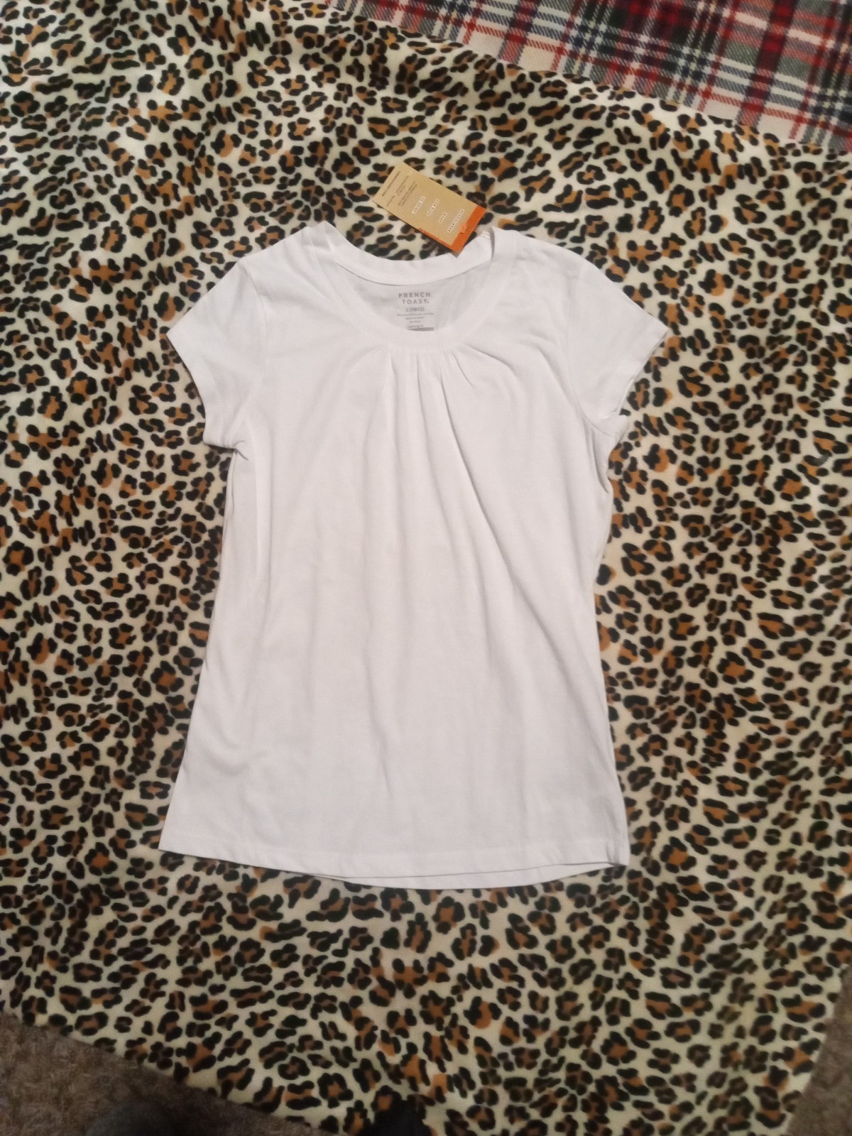 French Toast T-shirt, Large 10/12