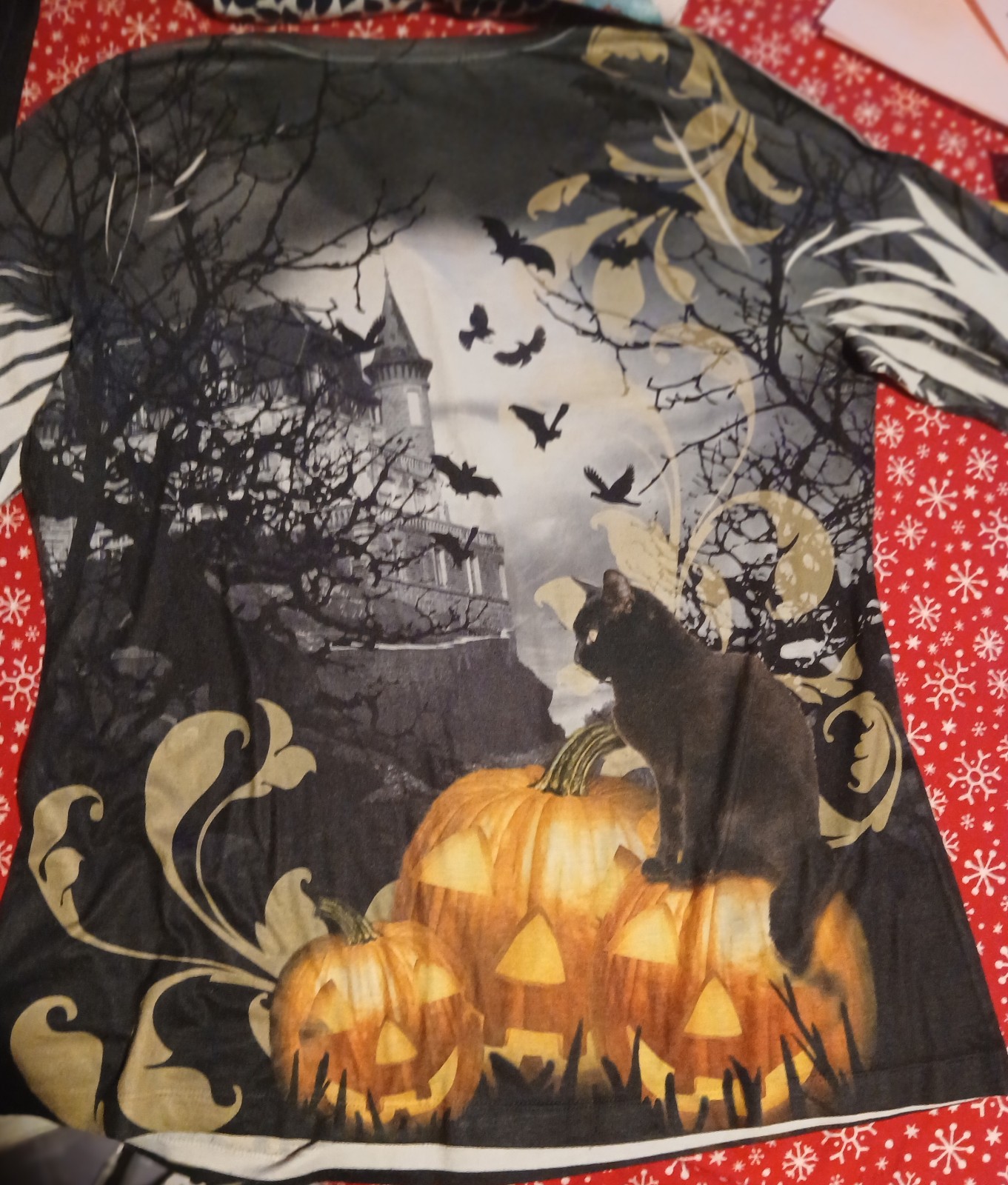 Gallery image 2 for Holiday Traditions Women's Halloween Top