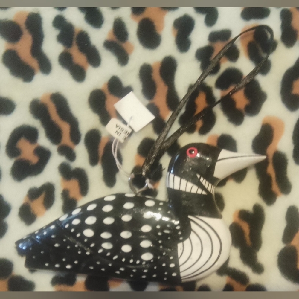 Gallery image 2 for Loon Ornaments, Set of 2