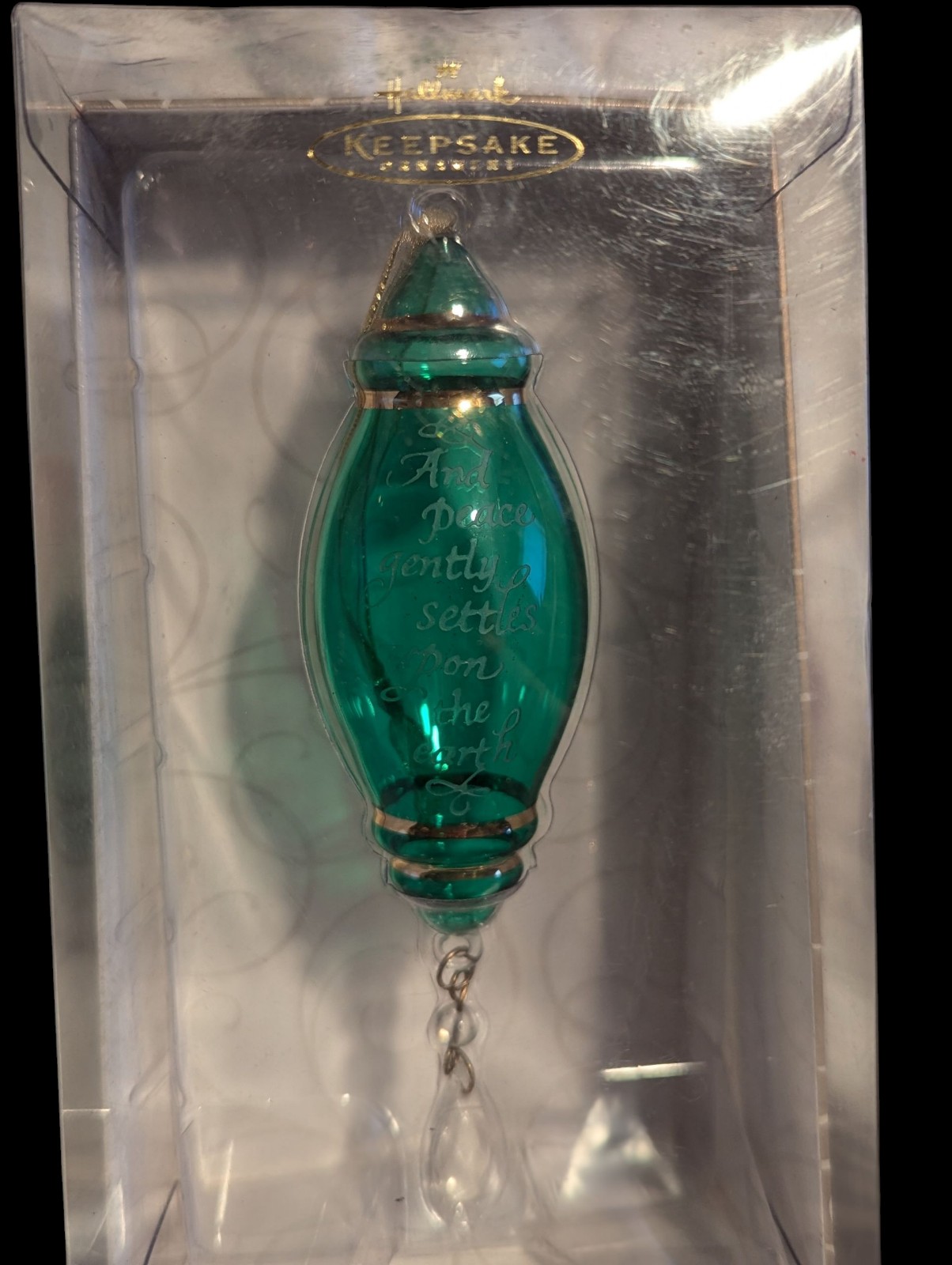 Hallmark Keepsake Perfect Harmony Glass Christmas Tree Ornament