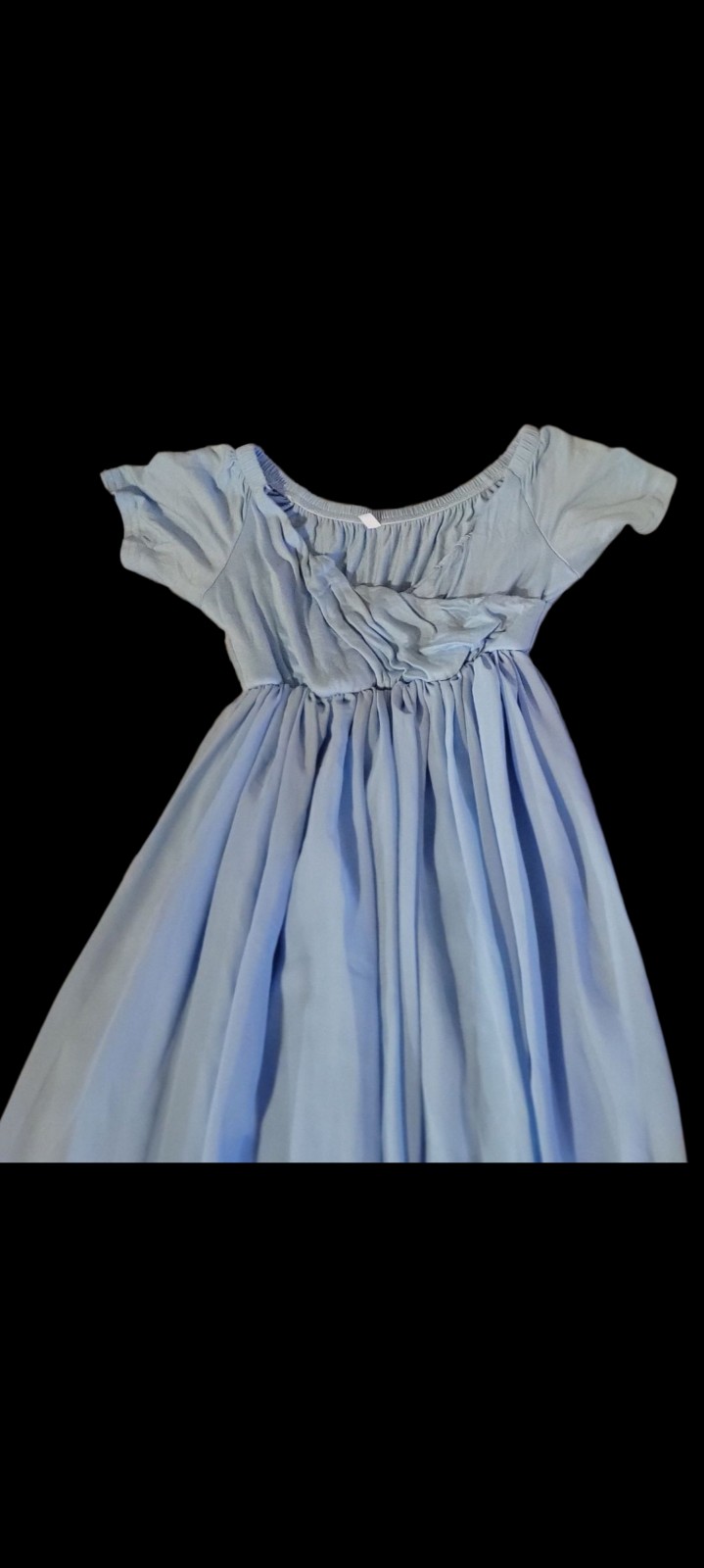 Super Long Blue Dress, Small