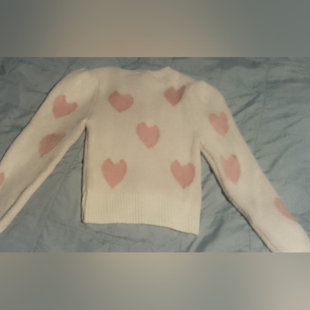Gallery image 2 for Miss Selfridge Heart Sweater