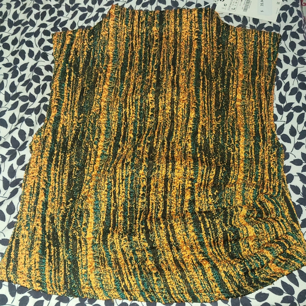 Gallery image 2 for Zara Textured Top, Women's Size Large