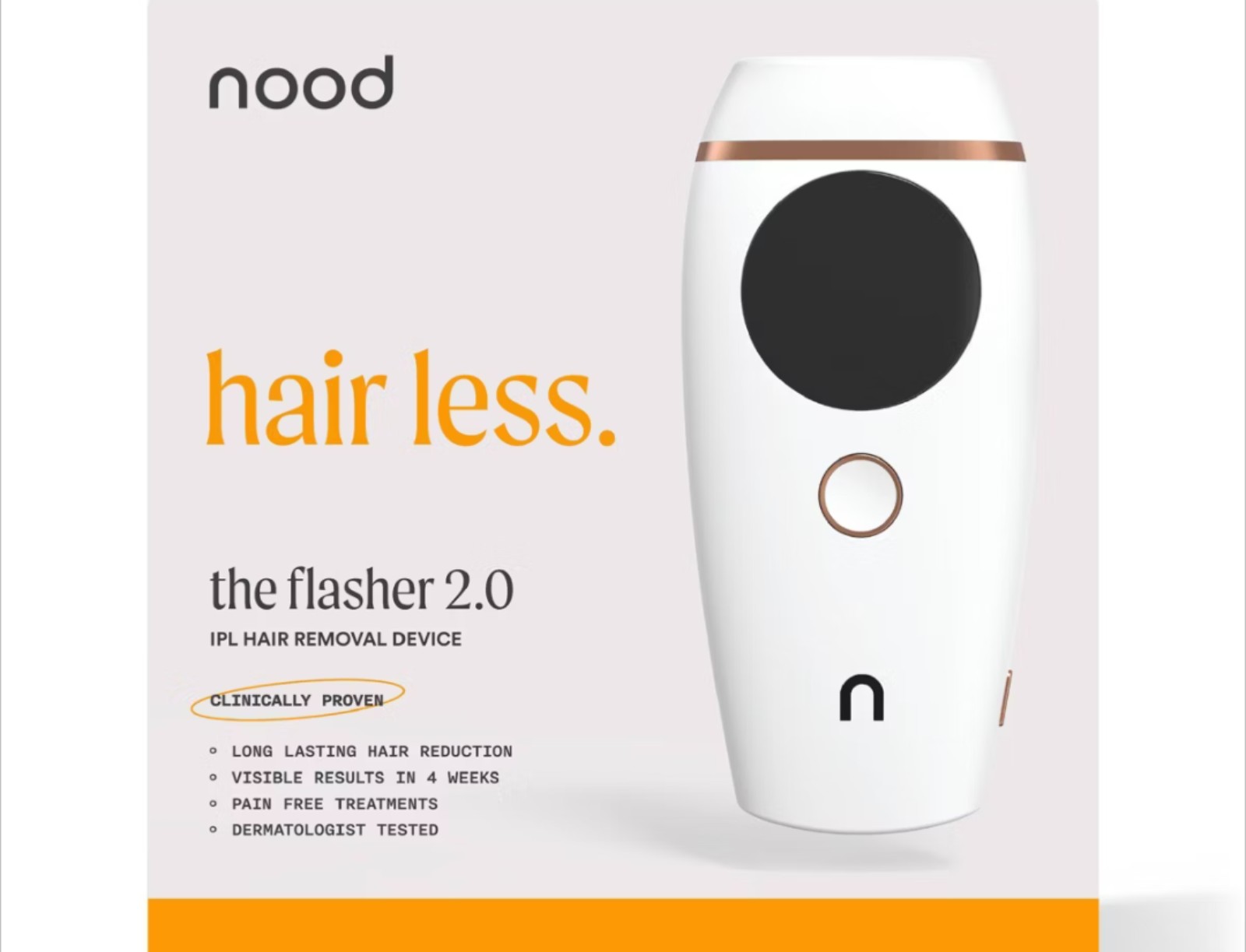 NOOD The Flasher 2.0 Hair Removal Device