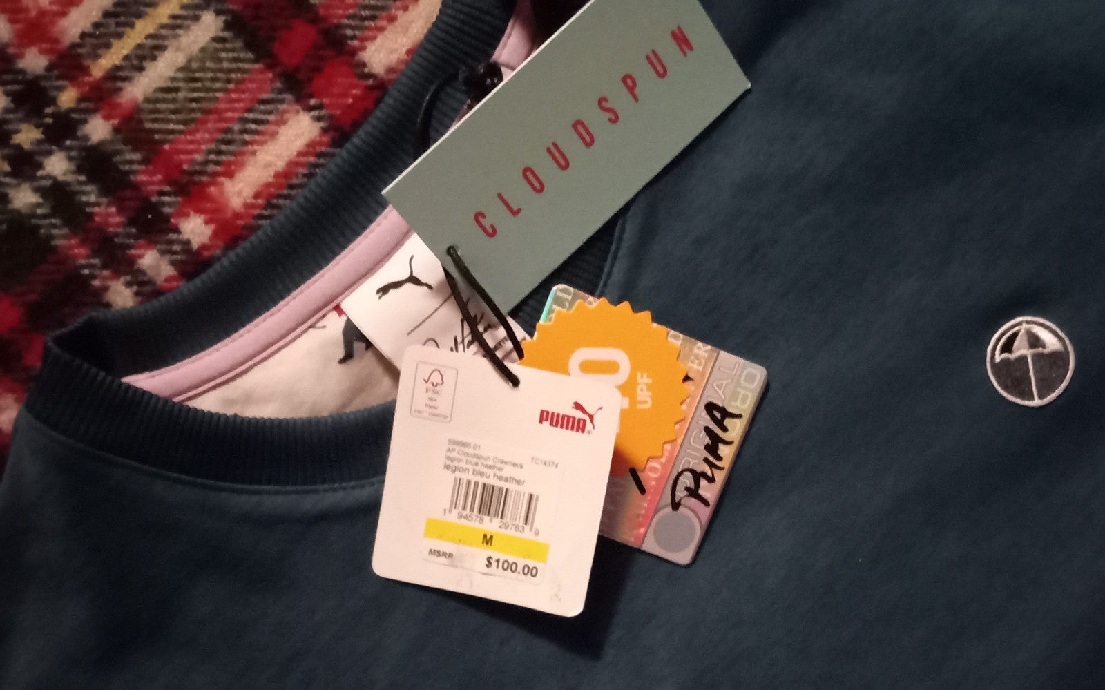 Gallery image 1 for PUMA Cloudspun Crewneck Sweatshirt, Medium