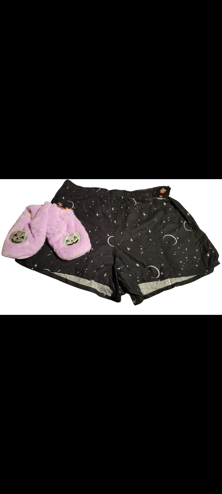 Hide and EEK! Halloween Shorts & Slipper Set