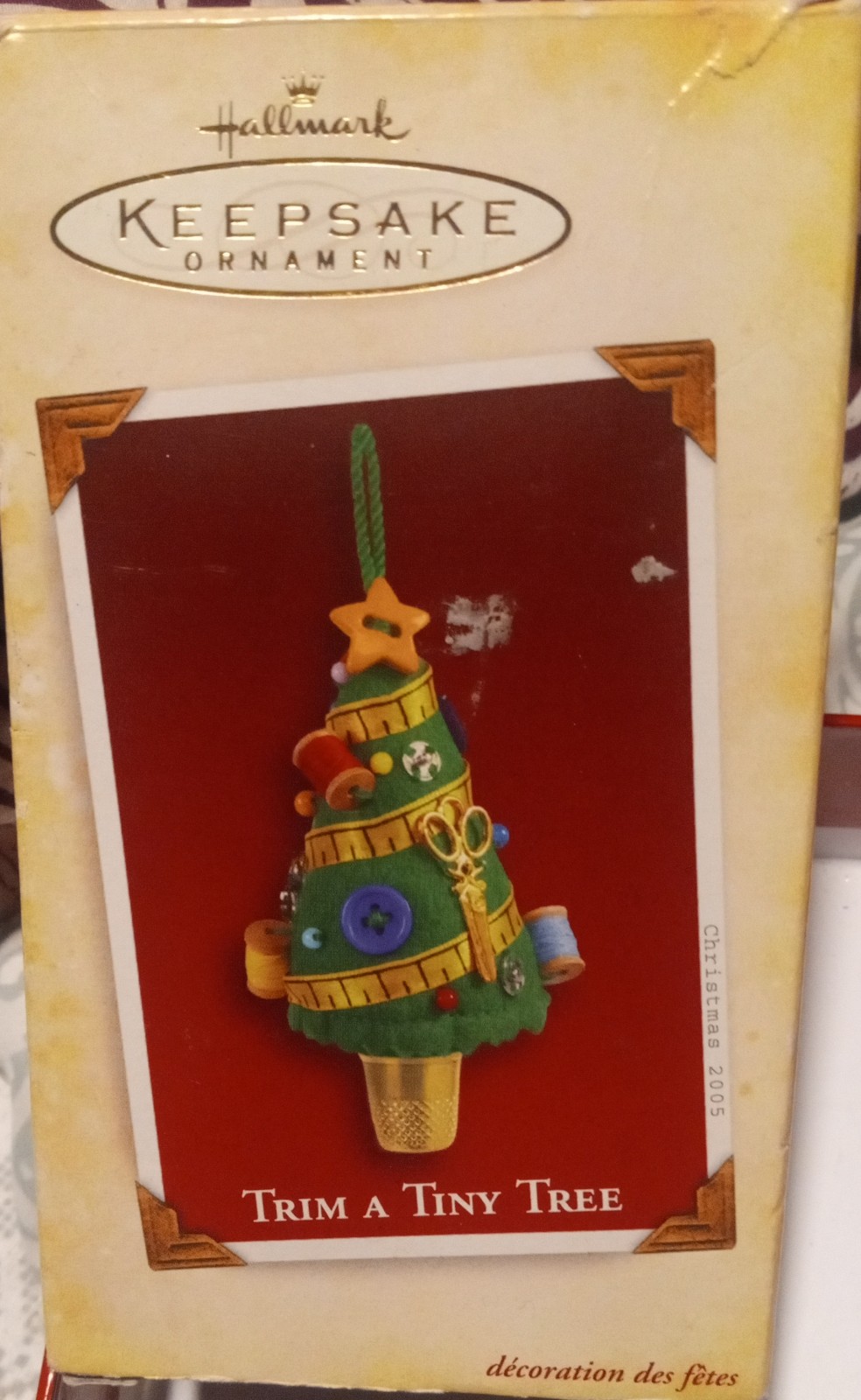 Hallmark Keepsake Ornament, Trim a Tiny Tree 2005