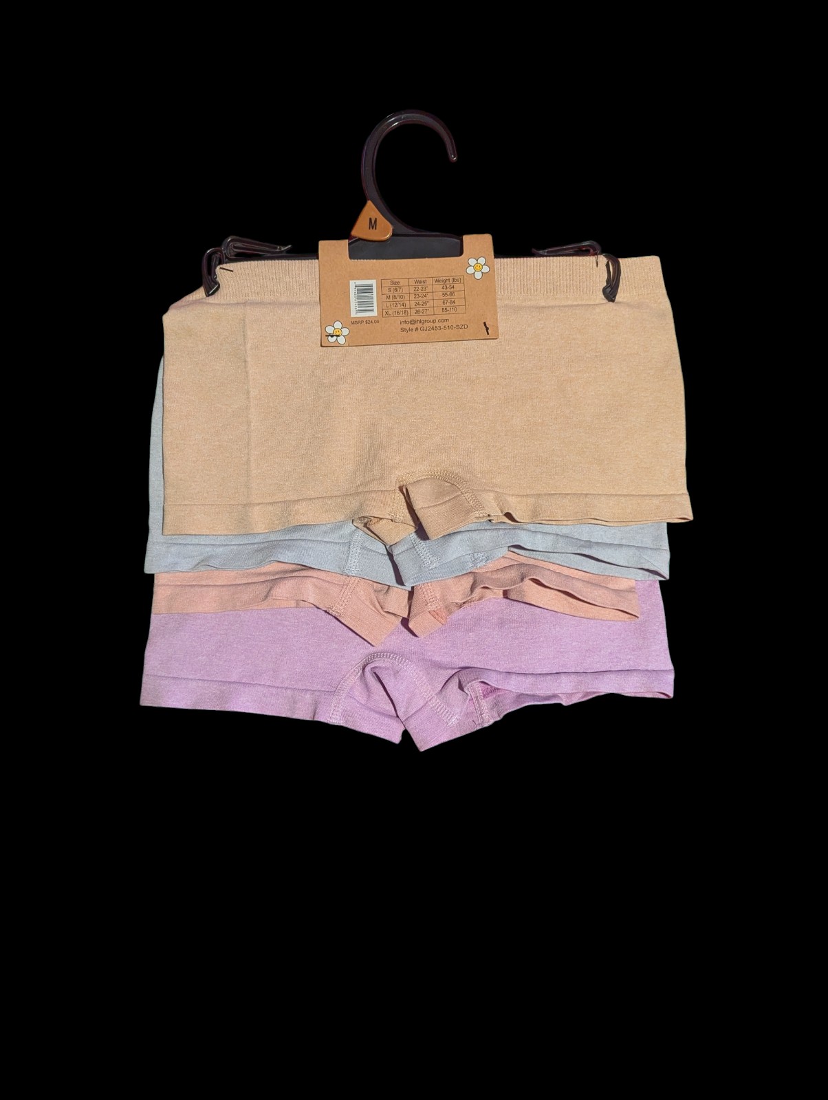Gallery image 2 for Icy Hot/Choose Happy Bundle of Boyshorts/Underwear/Panties