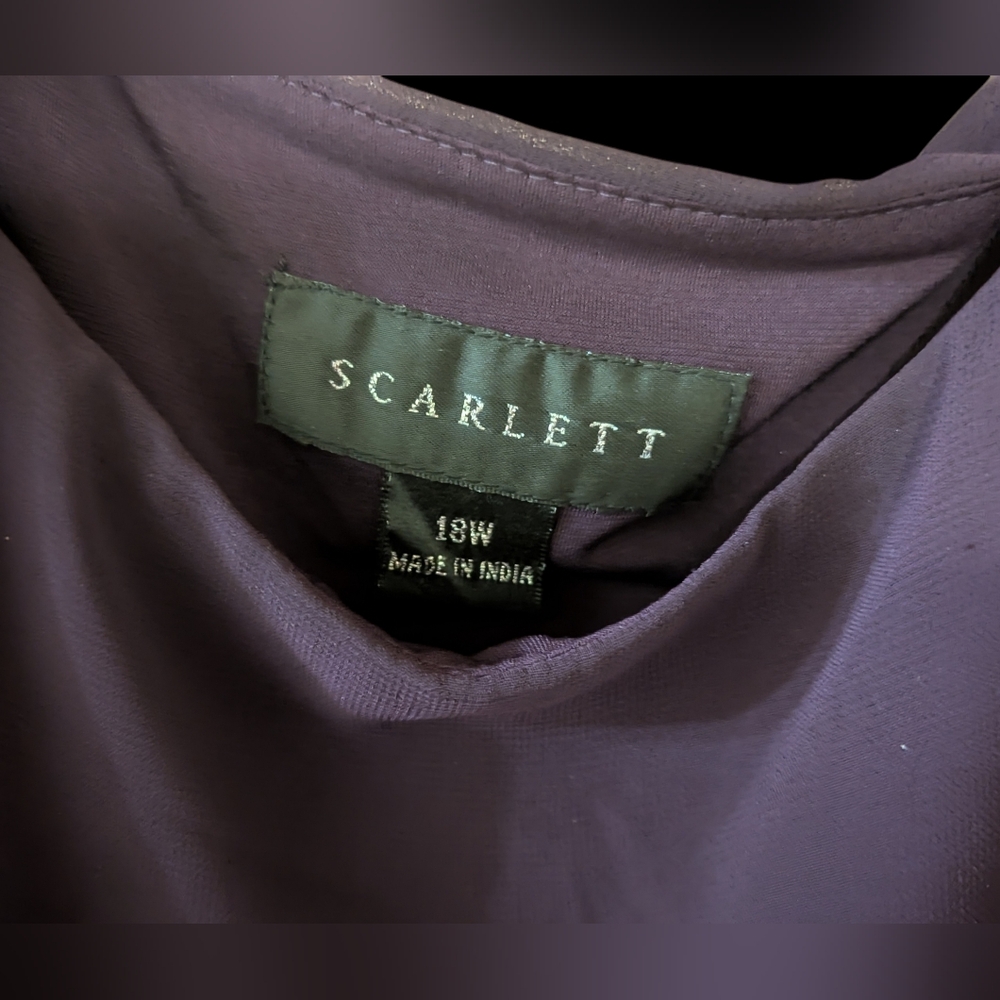Gallery image 2 for Scarlett Asymmetrical Plus Size Dress