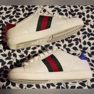 Gallery image 4 for Gucci Ace Studded Leather Sneaker, 37/6.5