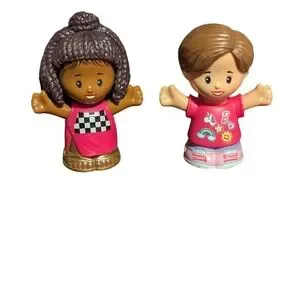 Gallery image 1 for Fisher-Price Little People Barbie Race Car Driver & Girl w/Ponytail