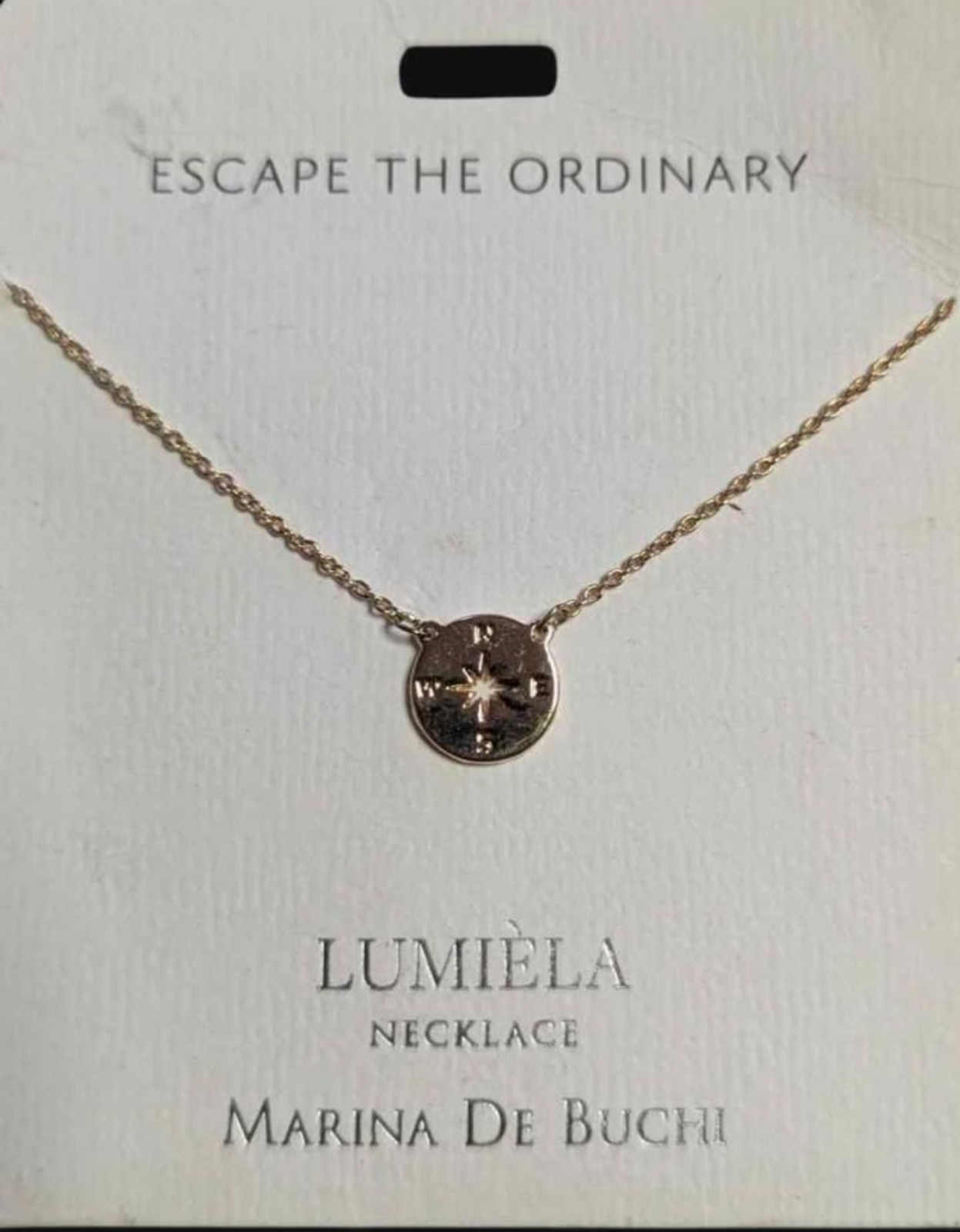 Marina de Buchi Escape the Ordinary Compass Necklace