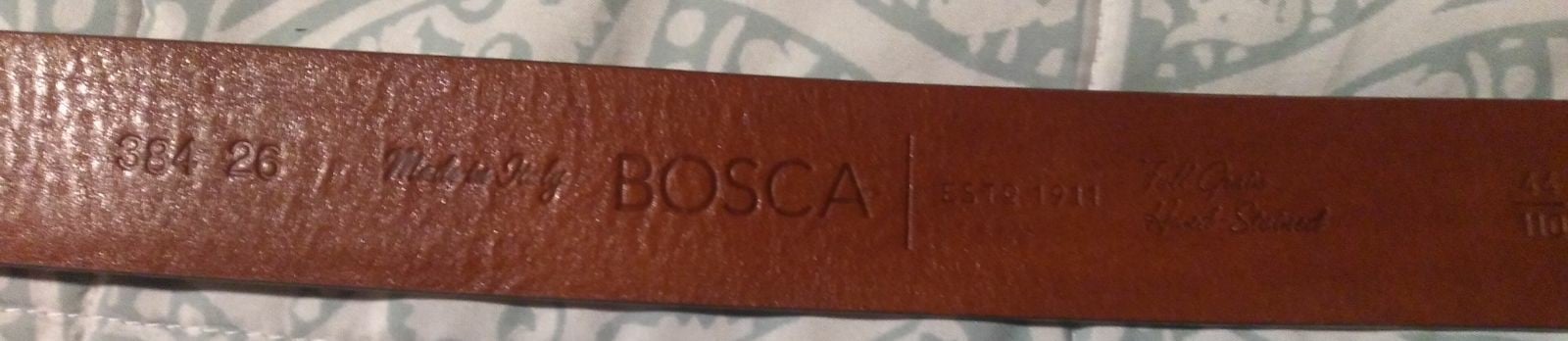 Gallery image 3 for BOSCA Leather Belt