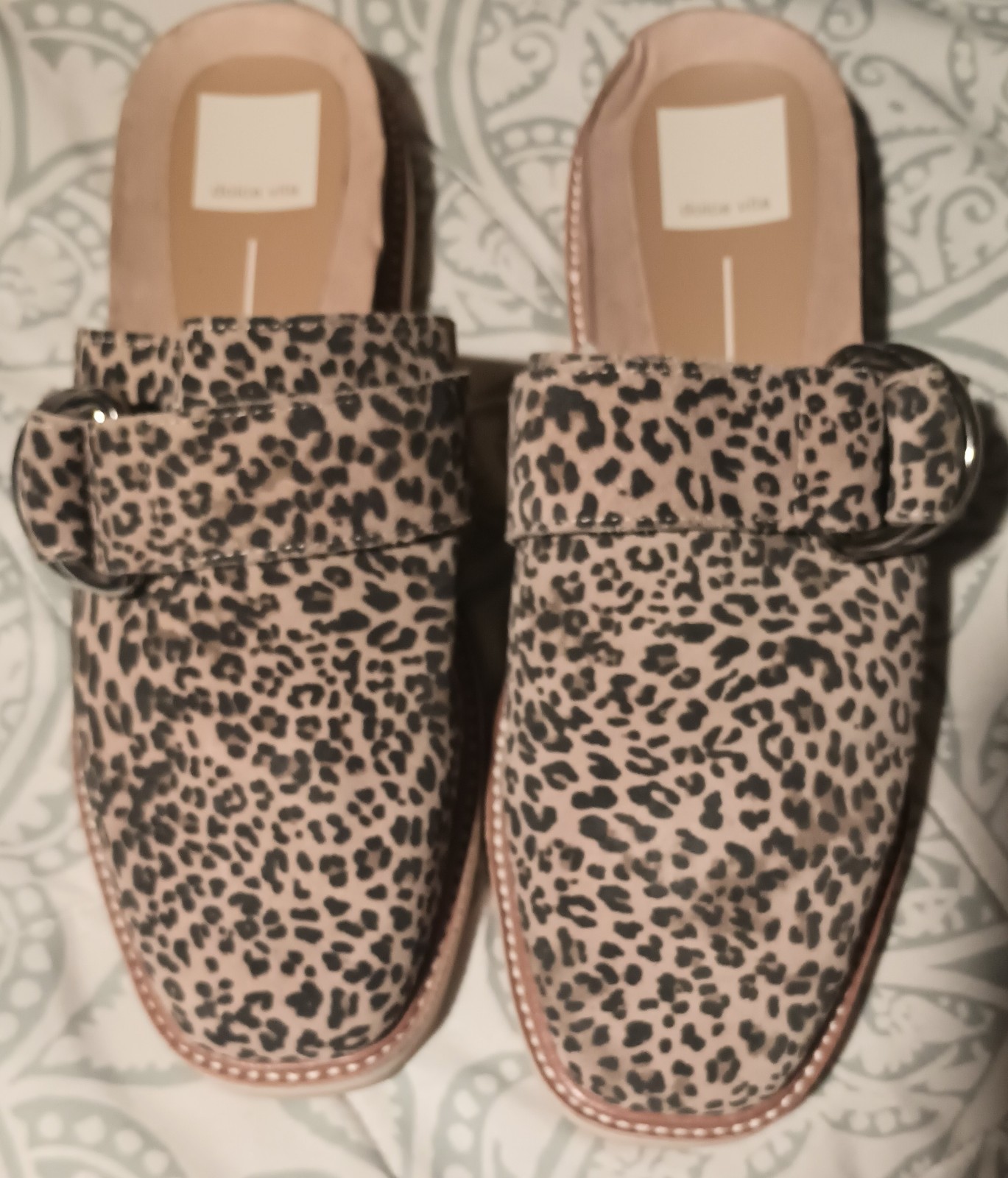 Gallery image 2 for Dolce Vita Suede Cow Hair Mules, 8