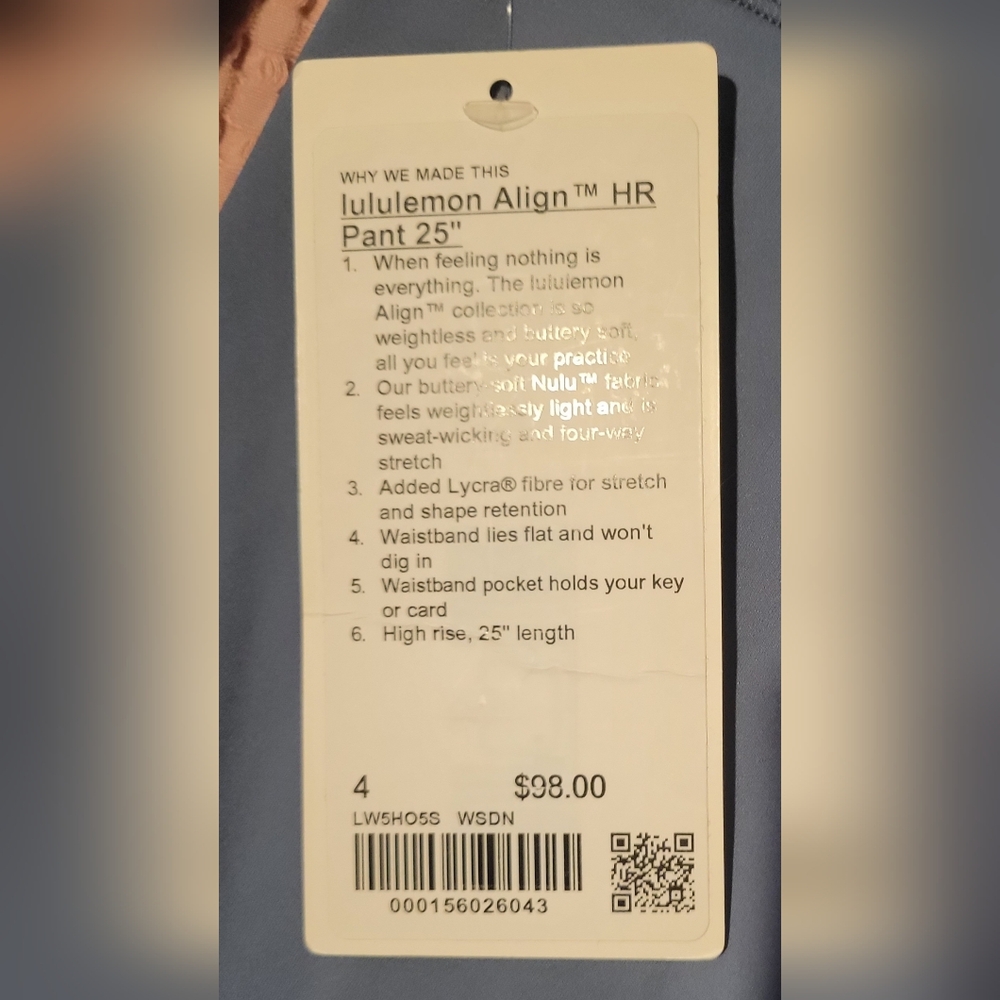 Gallery image 5 for Lululemon Align HR Pant 25", Size 4 & 6