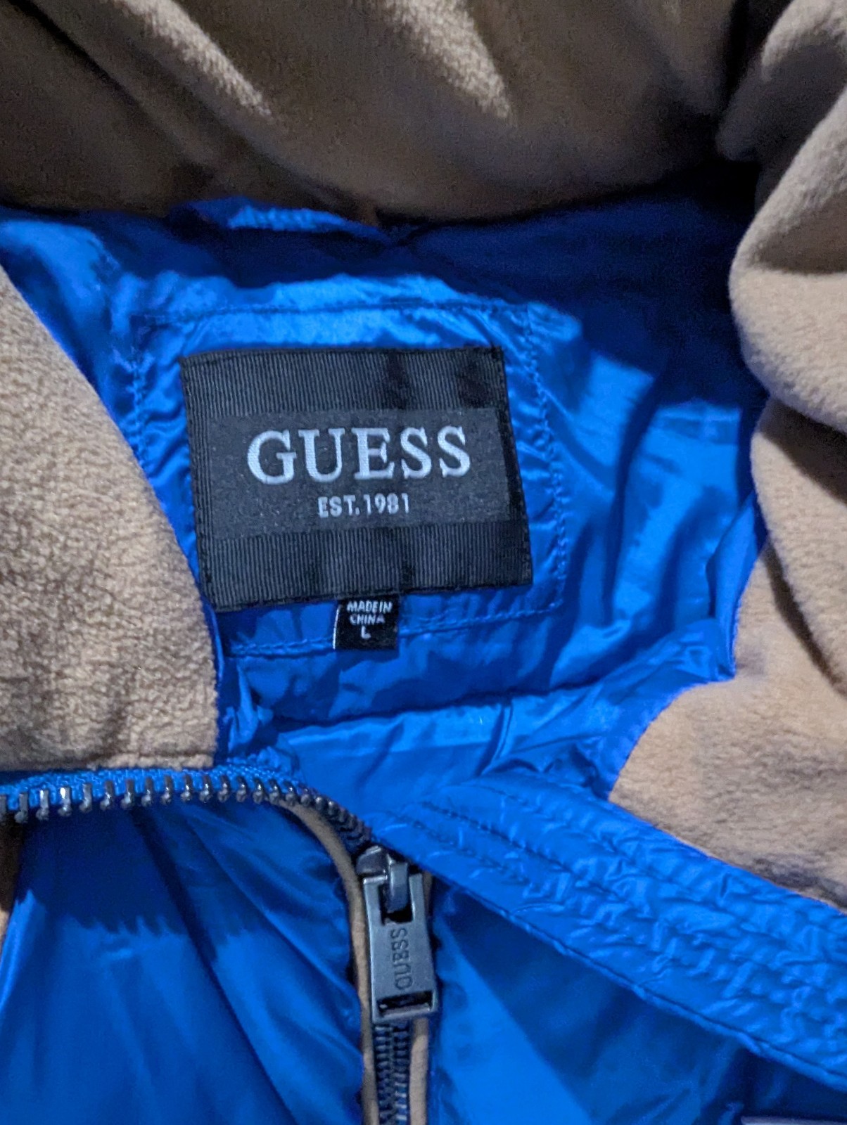 Gallery image 1 for Guess Men's Yann Fabric Block Puffer Vest
